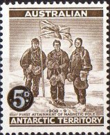 Australian Antarctic 1959 South Magnetic Pole Surcharge MH - Ungebraucht