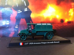 COLLEZIONE CARRI DEI POMPIERI - VIGILI DEL FUOCO DEL  PRADO - FRANCIA 1920 ARROSEUSE POMPE A' INCENDIE RENAULT SCALA 1:5 - Autres & Non Classés