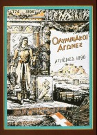 MAGNET (IMAN PARA NEVERA) SIZE.7X5 CM. APROX - Olympic Games Atenas 1896 - Advertising