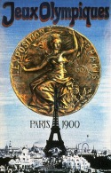MAGNET (IMAN PARA NEVERA) SIZE.7X5 CM. APROX - Olympic Games Paris 1900 - Publicidad