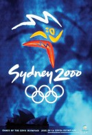 MAGNET (IMAN PARA NEVERA) SIZE.7X5 CM. APROX - Olympic Games Sidney 2000 - Advertising