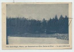 Mours (95) : Le Parc De La Villa Saint-Régis En 1945 GF. - Mours