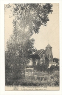 Cp, 77, Montigny-sur-Loing, L'Eglise, Vue Du Loing, Voyagée 1912 - Other & Unclassified