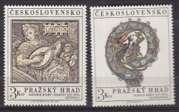L3546 - TCHECOSLOVAQUIE Yv N°1850/51 ** ART - Ungebraucht