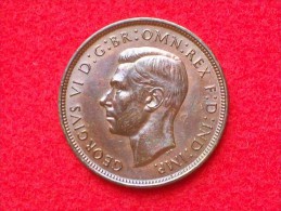 ONE PENNY GEORGIUS VI Del 1937 - D. 1 Penny