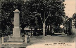 LE CHATELARD AVENUE DENIS THERME ,PERSONNAGES,MONUMENT AUX MORTS ,DETAILS A VOIR !!    REF 38343 - Le Chatelard