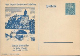 Germany/DDR -  Stationery Private Postcard Unused 1956 - PP,10 Pf,blau,Druckvermerk H 56/382c, P483, 8, 10000 - Private Postcards - Mint