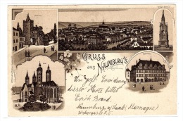 NAUMBURG - GRUSS AUS NAUMBURG - Rathaus - Dom - Ed. O. Rühlmann, Naumburg - Naumburg (Saale)