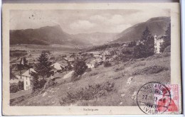 Cpa Suisse Ballaigues Vaud Panorama Vue Village Voyagé 1912 Timbre Cachet  Flamme Affranchissement Verso - Ballaigues