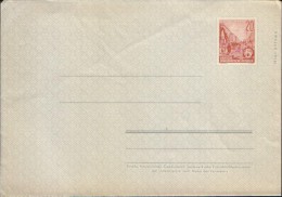 Germany/DDR - Postal Stationery Cover(Faltbrief),unused 1957- F1,20 Pf,rot,papier Dünn,durchsichtig - Umschläge - Ungebraucht