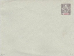 DAHOMEY - ENTIERS POSTAUX - 1900 - ENVELOPPE AVEC DATE 047 (RARE) -  ACEP N°2 - Briefe U. Dokumente