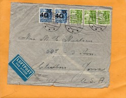 Denmark 1941 Censored Cover Mailed To USA - Briefe U. Dokumente