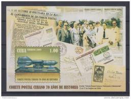 2009.1 CUBA 2009 MNH. COHETE POSTAL. POSTAL ROCKET. - Ongebruikt