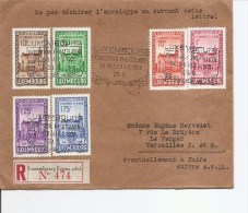 Luxembourg - Exposition Philatélique ( Lettre En Recommandé De 1936 Vers La France à Voir) - Lettres & Documents
