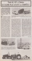 Coupure De Presse -  DINKY TOYS - Le Calme Plat Avant La Tempête 1/43 ème - Petite Voiture Miniature Jouet Toy - Toy Memorabilia