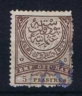 Turquie / Turkey: 1884  Ifs 122 Mi 49 B,  Used Obl - Gebruikt