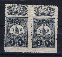 Turquie /Turkey:  1908  Mi 158 A Pair MNH/** - Unused Stamps