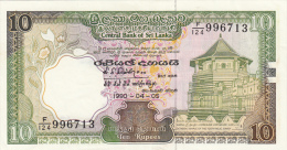 Billets -  B1257  - Sri Lanka - 10 Rupees ( Type, Nature, Valeur, état... Voir 2 Scans) - Sri Lanka