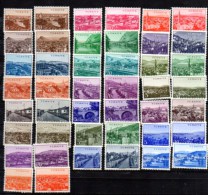 Villes Chefs-lieux De Départements,Tourisme  Yv. 1343 / 1386**, Cote 10,20 €, - Unused Stamps