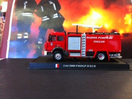 COLLEZIONE CARRI DEI POMPIERI - VIGILI DEL FUOCO DEL  PRADO - FRANCIA 2000 FMOGP IVECO SCALA 1:64 - Altri & Non Classificati