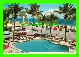 FORT LAUDERDALE, FL - VIEW OF THE ATLANTIC BOULEVARD - BEACH ANIMATED WITH OLD CARS - - Fort Lauderdale