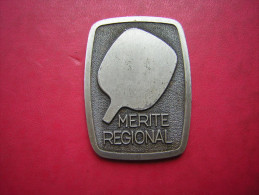 PLAQUE MERITE REGIONAL - Profesionales / De Sociedad