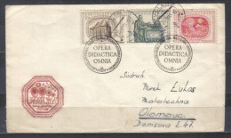 Czechoslovakia Cover  Imprint And Cancellation Opera Didactica Omnia 1957 , Addressed - Covers & Documents