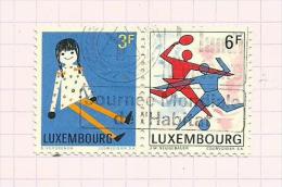 Luxembourg N°735, 736 Côte 3.50 Euros - Gebruikt