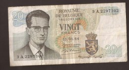 België Belgique Belgium 15 06 1964 20 Francs Atomium Baudouin. 3 A 2297302 - 20 Francs