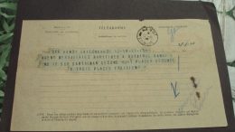 Indochine  Indochina Viet Nam Vietnam Telegram / Telegramme From Goverment / Military With Hanoi PM 27 May 1926 - Other & Unclassified