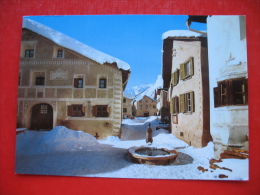 Dorfplatz In Guarda,Engadin - Guarda