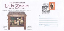 FOLKLORE FESTIVAL, SPECIAL COVER, 2011, ROMANIA - Covers & Documents