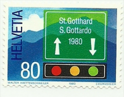 1980 - Svizzera 1116 Tunnel S. Gottardo C3309, - Nuevos
