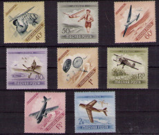 HUNGARY 1954 Aviation Day - Unused Stamps