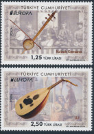 TURKEY/Türkei EUROPA 2014 "National Music Instruments" Set Of 2v** - 2014