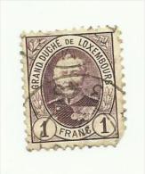 Luxembourg N°66 Cote 6 Euros - 1891 Adolphe Front Side