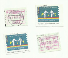 Luxembourg Timbres Distributeurs - Viñetas De Franqueo