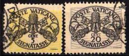 PIA - VATICANO  - 1945  :  Segnatasse   -  (SAS  7-12 = S 751) - Segnatasse