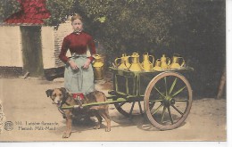 Delcampe - LAITIERE FLAMANDE - Attelage De Chien - Bauern
