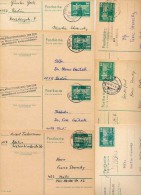 DDR  P79  7 Postkarten PLZ 11 Berlin 1974-82  Kat. 9,80 € - Cartes Postales - Oblitérées