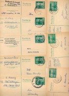 DDR  P79  8 Postkarten PLZ 61-6405  1975-80  Kat. 11,20 € - Postcards - Used