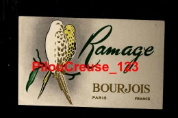 CARTE PARFUMEE - Ramage BOURJOIS - Anciennes (jusque 1960)