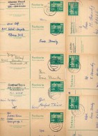 DDR  P79  8 Postkarten PLZ 802-823 1975-81  Kat. 11,20 € - Postcards - Used