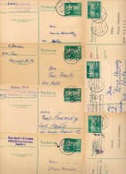 DDR  P79  7 Postkarten PLZ 83-8514  1975-81  Kat. 9,80 € - Postkarten - Gebraucht