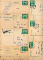 DDR  P79  7 Postkarten PLZ 90-92  1975-85  Kat. 9,80 € - Postcards - Used