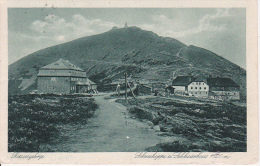 AK Riesengebirge - Schneekoppe Mit Schlesierhaus - 1928 (5245) - Schlesien