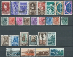 1953 ITALIA USATO ANNATA 27 VALORI - ED1 - Full Years