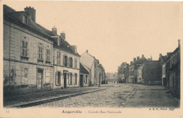 ( CPA 91)  ANGERVILLE  /  Grande-Rue Nationale  - - Angerville