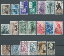 1954 ITALIA USATO ANNATA 20 VALORI - ED1 - Full Years