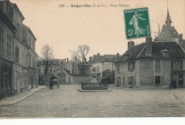 ( CPA 91)  ANGERVILLE  /  Place Tessier  - - Angerville